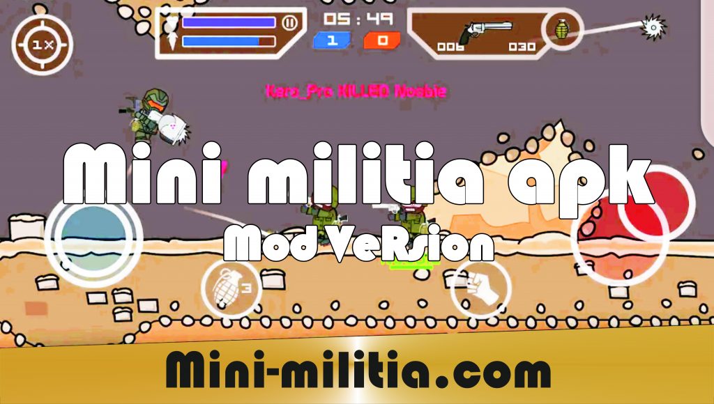 mini militia apk mod version